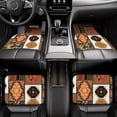 thumbnail image 6 of ZICANCN Waterproof Car Floor Mats Full Set, Ethnic Floral Abstract Art Automotive Carpet Mats for Vehicle Trucks Suv, 4 Pieces, 6 of 6