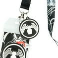 thumbnail image 4 of Marvel Venom Lanyard ID Badge Holder With 2" Character Logo Rubber Charm And Collectible Sticker, 4 of 6