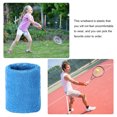 thumbnail image 4 of Naiovety Muñequera unisex de algodón de felpa para deportes, muñeca, tenis, Yoga, brazo Ropa Deportiva, Zapatos azul real, 4 of 6