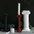 thumbnail image 4 of Greek Style Roman Column Candle Holder - Resin Ornament for Home Decor - Aromatherapy Candle Stand, 4 of 5