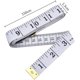 thumbnail image 4 of 2Pack Cinta Métrica Suave 60 Pulgadas 1.5M Doble Escala Cinta Métrica Suave, Coser Tela a Medida Regla y Modista Cinta Flexible Regla pare Cintura Sujetador Circunferencia de Cabeza (negro), 4 of 4