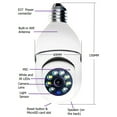 thumbnail image 2 of WiFi CAMERA 1080P Bulb 4X Zoom Camera E27 Home 5GWiFi Alarm Monitor, 2 of 6