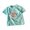 Green, variant on Girls Summer Short Sleeve Tee With Adorable 3D Design Casual Crewneck T Shirt Kids Clothes