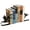 Style 1, variant on Dragon Metal Bookend Book End for Shelf Decorative Bookshelf Home Office Desk Bookshelf Decor Present for Dragon Lover and Reading Enthusiast