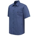 thumbnail image 5 of Red Kap Men's Short Sleeve Mini-Plaid Uniform Shirt, 5 of 6