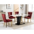 thumbnail image 5 of Velvet Upholstered / Dining Table Setting / Comfort Assurance, 5 of 6