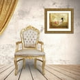 thumbnail image 3 of Bluebird Barn 24x20 Gold Ornate Wood Framed with Double Matting Museum Art Print Titled - Vintage Scratching Rooster, 3 of 4