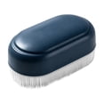 thumbnail image 2 of Soft Bristle Cleaning Scrub Brush | Oimcto Laundry Brush Scrubber Brush for Clothes, Carpet and Fabric Stain Removal, Scrubbing Brush with Ergonomic Handle - Blue, 2 of 9