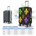 thumbnail image 6 of Lsque Mardi Gras1 Printed Luggage Cover, Travel Luggage Protector,Scratch and Dirt Resistant, Fits 18-32 Inch Luggage - Medium, 6 of 9