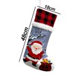 thumbnail image 2 of Medias navideñas, adornos para árbol de Navidad, decoración colgante, regalos de fiesta, recuerdo para niños, 2 of 5
