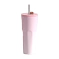 thumbnail image 1 of 700ml Coffee Mug with Straw Coffee Cup and Leak-Proof Lid, Double Layer Stainless Steel Thermos for Hot and Cold Drinks, 1 of 2