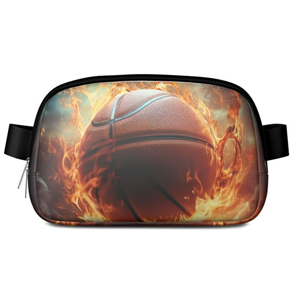 Football Fanny Pack – Sports Print Waist Bag for Boys – Waterproof Adjustable Belt Bag for Game Day, Play & Training