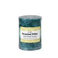 thumbnail image 1 of Jeco CPC-3408 Bougie Pilier Parfumée Tritone 3 x 4 Po, Bleu & Sarcelle, 1 of 1