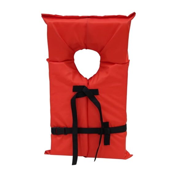 Kemp USA 19" Orange and Black Kemp USA Type II Youth Life Vest Jacket