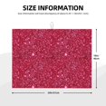 thumbnail image 2 of Fotbe Red Glitter Alfombrilla de Secado para Cocina con Estampado, 18x24 Pulgadas, 2 of 7
