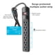 thumbnail image 3 of Power Strip STEREN de 6 salidas con enchufe de 90 grados, cable de 3 pies, 3 of 8
