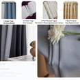 thumbnail image 4 of Cortinas para ventana de sala de estar de 310cm de altura, cortinas opacas para dormitorio, cortina oscura, tratamiento de ventana con aislamiento térmico, 90-95%, 4 of 4