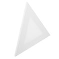 thumbnail image 1 of HINTRMENT Canvases for Students White Wood Triangle Canvas Board 1Pack, 1 of 7