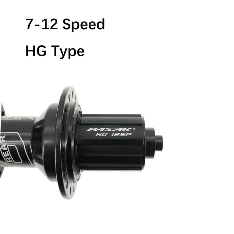 PASAK MTB Bike Hub 6 Paws 4 Bearings Quick Release Thru Axle 32