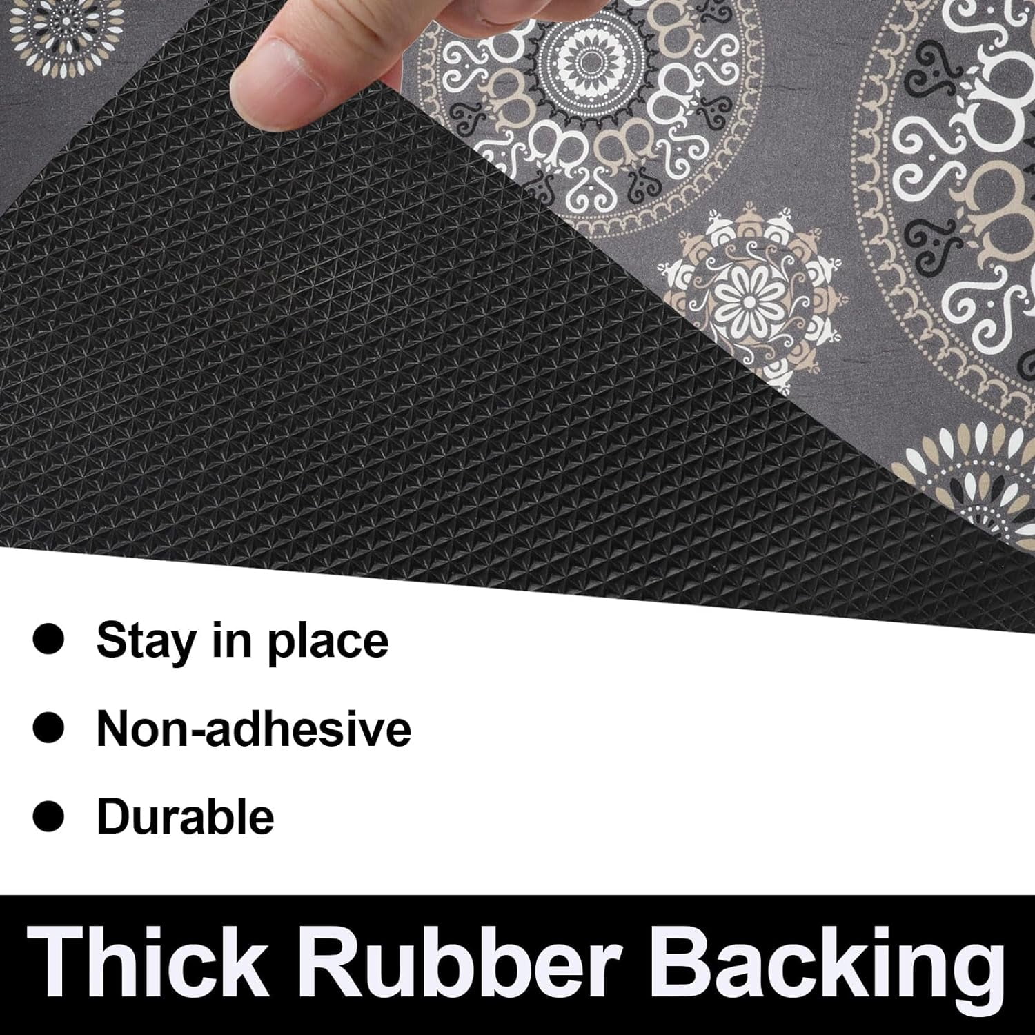 Waterproof Under Sink Mat Absorbent Quick Dry Liners Protect Cabinets Durable Shelf Liners Slip Resistant and Non-Adhesive 24X36 Multi