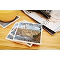 thumbnail image 3 of Oregon Coast, Cape Arago Lighthouse (Absorbent Ceramic Coasters Set of 4 Matching Images, Cork Back, Kitchen Table Decor), 3 of 3