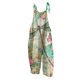 thumbnail image 2 of ICHUANYI Clearance Women Fashion Casual Printed Pocket Romper Long Playsuit Strap Camis Jumpsuit(Green, L) ICHUANYI WER2023080916515, 2 of 8
