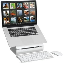 Adjustable Laptop Stand with Eye Level Design, Silver