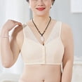 thumbnail image 3 of Clearance Sale 2025 Intimates Women's Adjustable Sports Front Closure Extra-Elastic Breathable Lace Trim Bra, 3 of 8
