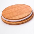 thumbnail image 2 of Air Tight Storage Jar, Glass Storage Tank with a Natural Bamboo LidBPA-Free Eco-Friendly Container Natural Bamboo 700ML, 2 of 4