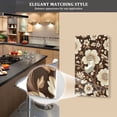 thumbnail image 5 of Yayeee Blank Wall Plate Cover 1-Gang 4.5"x2.7" Home Unused Decorative Outlet, Brown Floral, 5 of 7