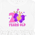 thumbnail image 4 of Inktastic 2 Years Old with Butterfly and Flowers Girls Toddler Dress, 4 of 5
