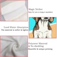 thumbnail image 5 of Hanging Towels 1 Pcs, Dish Towels Beagle Dog Wearing Sunglasses and Retro Bow Absorbent Hand Towels with Hanging Loop Washcloth for Bathroom Kitchen, 5 of 6