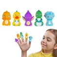 thumbnail image 1 of Holiday ToysSoft plastic hand puppet dinosaur, 1 of 9