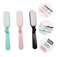 thumbnail image 3 of OUNONA 3Pcs Folding Hair Brush Travel Comb Assorted Color Compact Portable for Wet and Dry Hair, 3 of 8