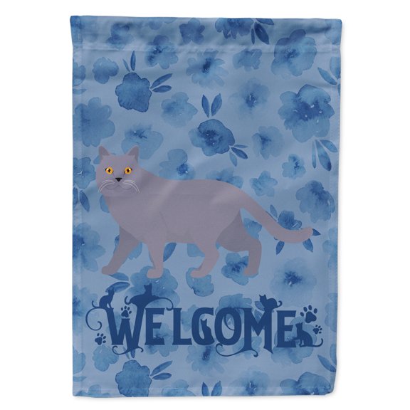 British Shorthair #1 Cat Welcome Flag Canvas House Size