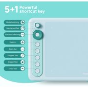 Parblo Intangbo X7 Drawing Tablet 7.2 x 4.5 Digital Graphic Tablets with Mode Switch, 6 Customised Keys, Battery-Free Stylus S01 Art Tablet for Art Digital Design, Work with Window/Mac, Android