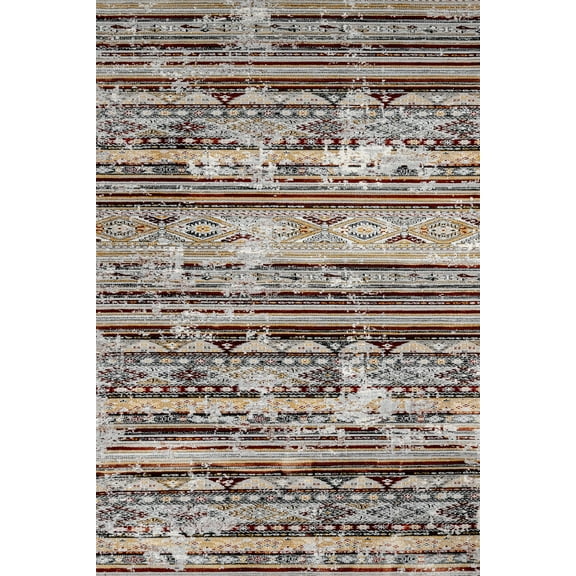 Yellow Degrade Area Rugs for Living Room Washable Rugs Boho Moroccan Area Rug Soft Neutral Geometric Bohemian Carpet Distressed Indoor Rug for Bedroom Dining Room Office Foldable Nonslip Rug