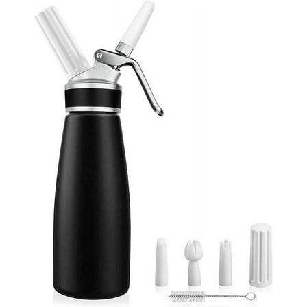 Whipped Cream Dispenser Durable Aluminum Foam Whipper 1 Pint 500ml Cream Maker