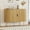 YELLOW, variant on Garvee 47" Fluted Sideboard Buffer Cabinet with Sliding Doors, Modern Wood Accent Storage Cabinet with Adjustable Shelves, Cabinets Console Table for Living Room, Kitchen, Dining Room, Entryway