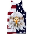 thumbnail image 6 of 3D Graphic Tank Tops for Men Quick Dry Cool Artwork Sleeveless Shirts for Summer Beach Exercise Fitness, 6 of 6