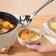 thumbnail image 4 of Ganfancp Cuchara de Sopa de Acero Inoxidable Cuchara de Sopa de Olla Caliente Cuchara de Sopa de Olla Se Puede Utilizar En El Hogar y Restaurantes Calidad Robusta y Duradera Buena Ofertas Del Día Liq, 4 of 5