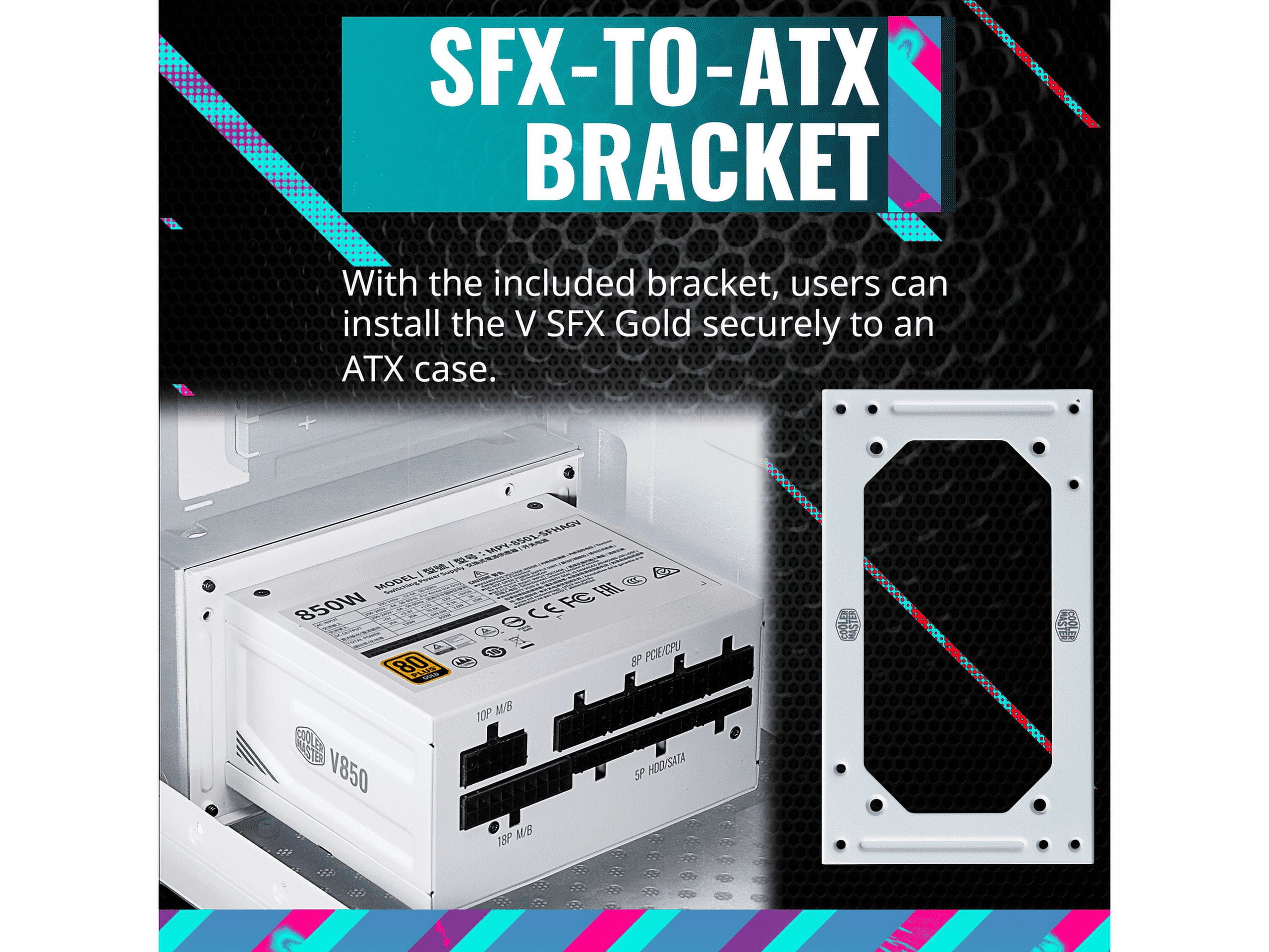 Cooler Master V850 SFX Gold - White Edition Full-Modular 80 Plus Gold SFX Power Supply