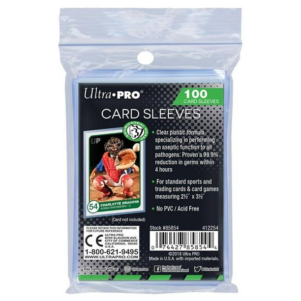 Ultra Pro ULP85854 Antimicrobial Sleeves Card Accessories 