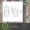 thumbnail image 4 of Harwood 1 Light Bronze Dusk to Dawn Farmhouse Outdoor Wall Lantern Clear Glass, 4 of 11