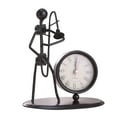 thumbnail image 1 of pstuiky Home Decor Wrought Iron Musical Instrument Villain Clock Wrought Iron Retro Personality Clock, 1 of 1