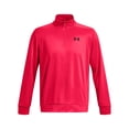 thumbnail image 4 of Sudadera Under Armour ArmourFleece 1/4 con cremallera roja y negra, 4 of 5