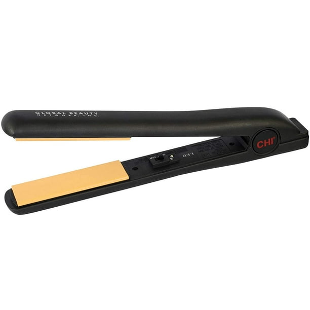 Chi Original Flat Hair Straightening Ceramic Iron 1 Inch Plates For Styling Professional Black Walmart Com Walmart Com