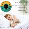 thumbnail image 3 of ZXCXRQFa Colorful Wooden Coffee Cup Wood Wall Clock Silent Non-Ticking Kitchen Desk Clock Battery Operated Analog Decorative Round Clocks 10 in Garden Home Decor, 3 of 7