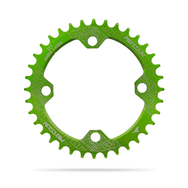 Greeniant Juego de cadenas de bicicleta, rueda de cadena de bicicleta de montaña redonda de repuesto, aleación de aluminio, placa de ligera Type3 NO3 Greeniant OD003273-13