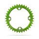 thumbnail image 4 of Greeniant Juego de cadenas de bicicleta, rueda de cadena de bicicleta de montaña redonda de repuesto, aleación de aluminio, placa de ligera Verde 32T 5piezas Greeniant CBP189006, 4 of 4